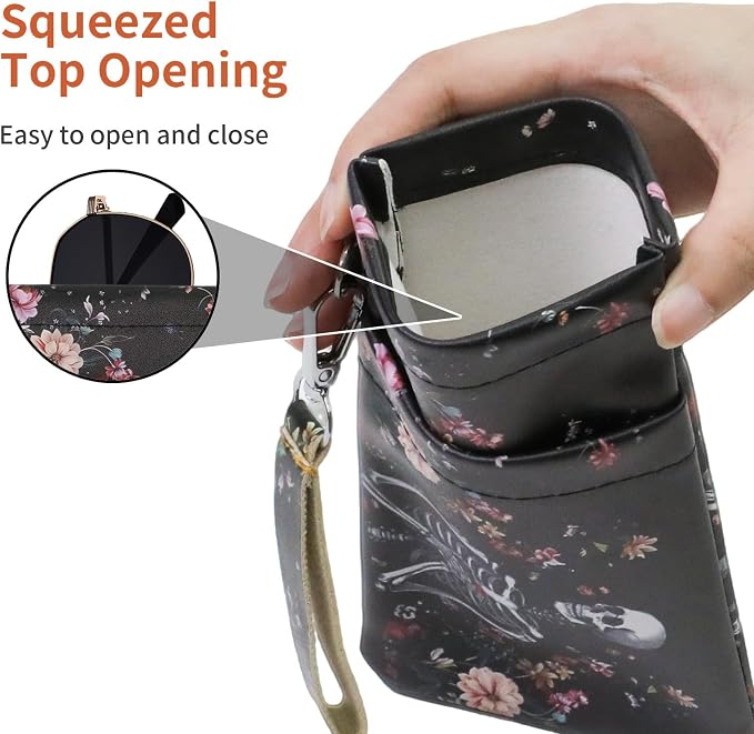 Double Eyeglass Case Soft Dual Glasses Case - Image 4