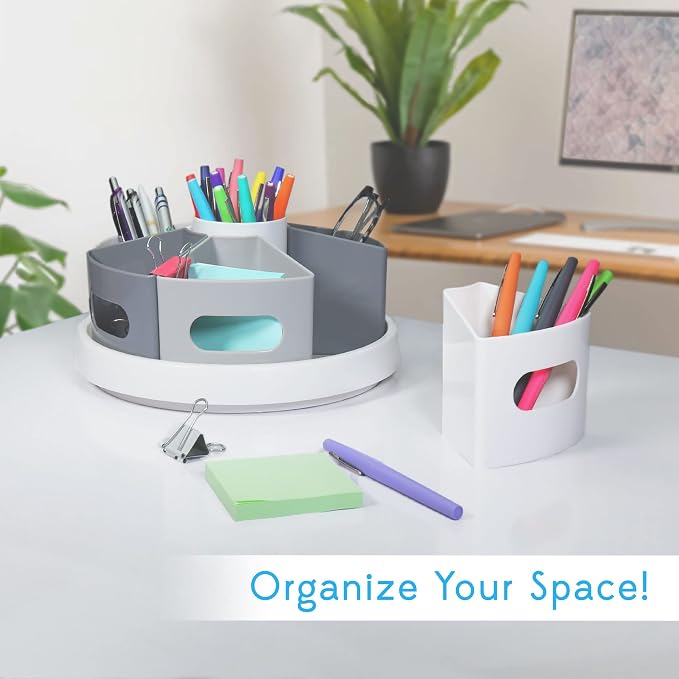 Rotating Art Supply Organizer for Kids, Marker Organizer for Teacher Desk - Image 6