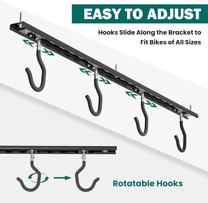 EVERHANGER Ceiling Bike Storage Racks - Image 4