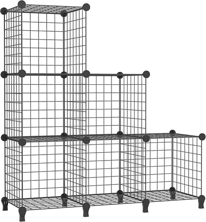AWTATOS Wire Cube Storage, Closet Organizer, 6 Cube Storage Shelf, Portable by AWTATOS