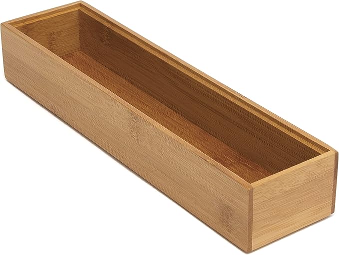 Lipper International 8182S Bamboo Wood Stacking Drawer Organizer Box by LipperInternational