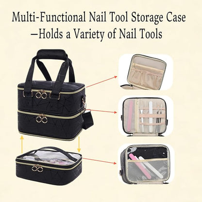 3 Layers Nail Polish Organizer Bag - Image 7