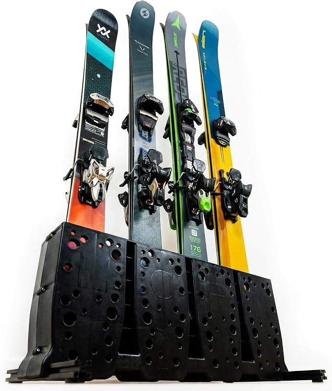 StoreYourBoard Telluride Ski Storage Rack – Freestanding Ski Rack by StoreYourBoard