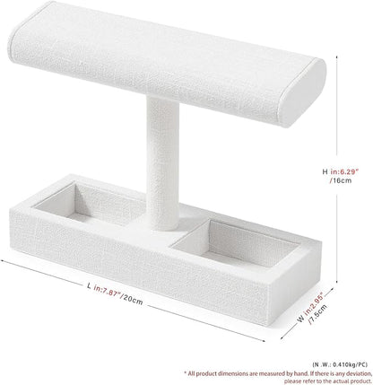 Oirlv Linen T-Bar Watch Display Stand Jewelry Display Props Jewelry Organizer - Image 8