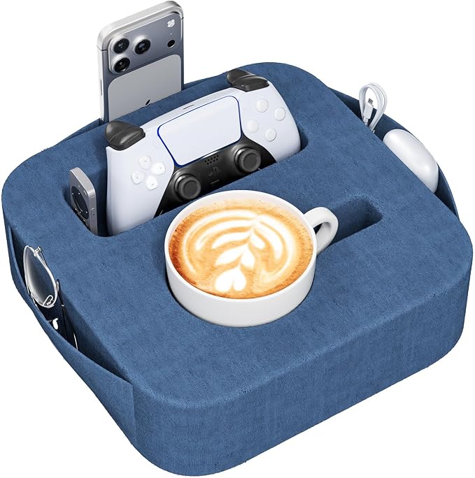 Couch Cup Holder Pillow, Couch Caddy by Unknown