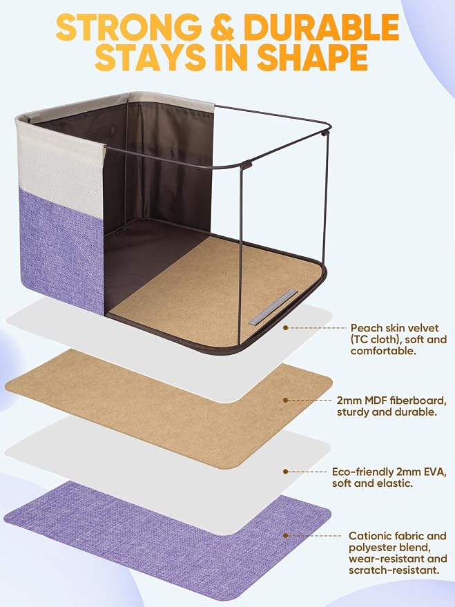 BALEINE 1 Pack Fabric Storage Bins - Image 3