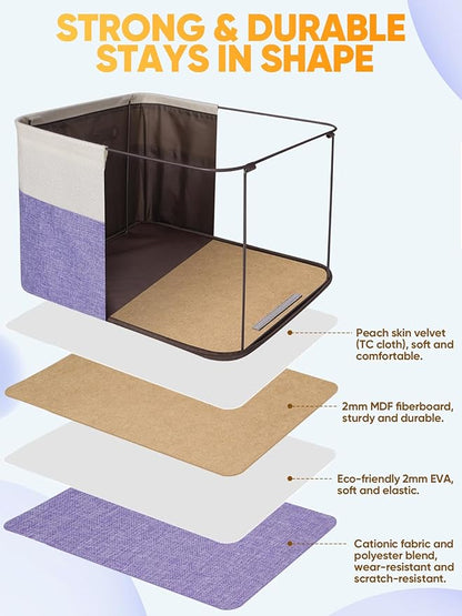 BALEINE 3 Pack Fabric Storage Bins - Image 3