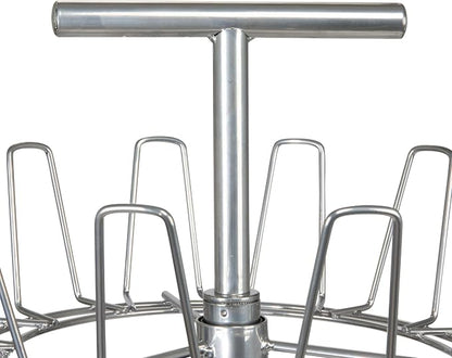 Household Essentials 4-Tier Revolving Shoe Tree, Heavy-Duty Steel - Image 6