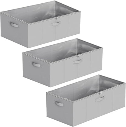 SpaceAid 3 Pack 10" High Under Bed Storage Containers, Large Underbed Storage - Image 7