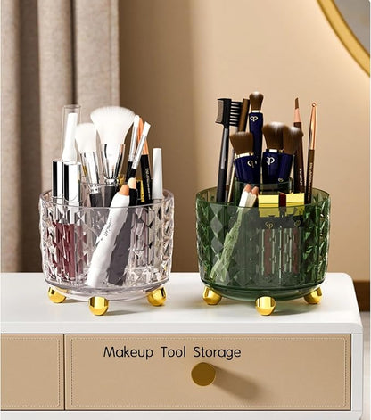 360° Rotating Makeup Organizer, Spinning Cosmetic Storage Tower - Image 6