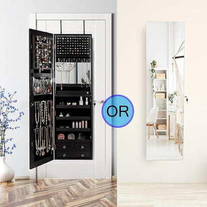 CHARMAID LED Strip Jewelry Armoire - Image 2