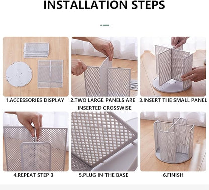Rotatable cup and lid organizer box - Image 5