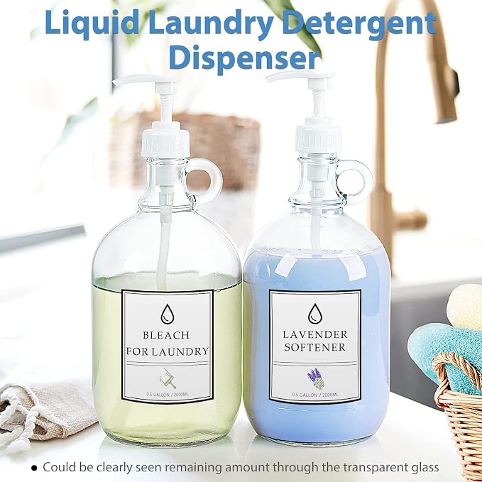 Sovietiep 2 Pack 64 Oz Laundry Detergent Dispenser - Image 3