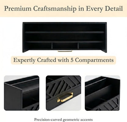 BLU MONACO | Wooden Mail Organizer - Image 7