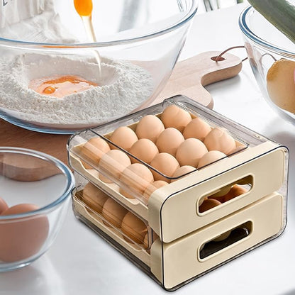 Egg Holder for Counter | Large Drawer Type Storage Box - Image 8