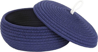 Sea Team Round Cotton Rope Storage Basket by SeaTeam