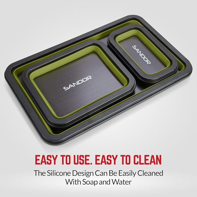 Collapsible Magnetic Parts Tray Set - Image 5