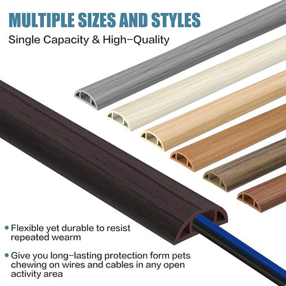 Floor Cord Covers for Wires 10FT Cable Hider Wire Cover Self Adhesive Cord - Image 6