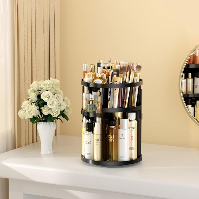 Makeup Organizer 360 rotating, Adjustable Skincare Organizers - Image 6
