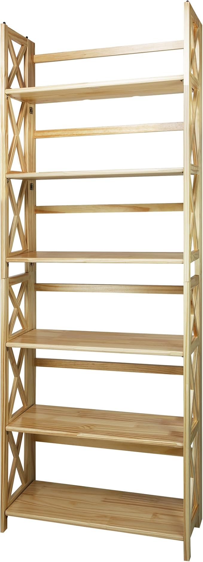 Casual Home Montego 3-Shelf Folding Bookcase, 27.5" Wide - Image 7