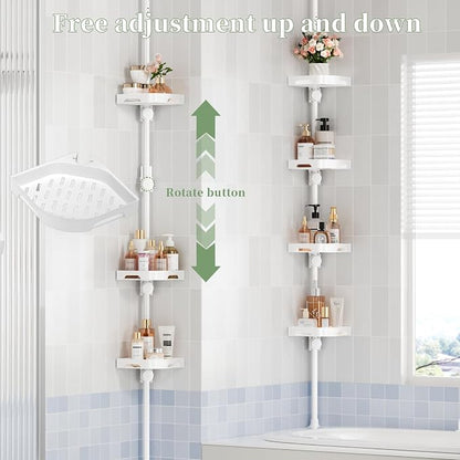 akinbas Tension Pole Shower Caddy Organizer - Image 6