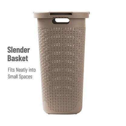 Mind Reader Slim Laundry Hamper - Image 7