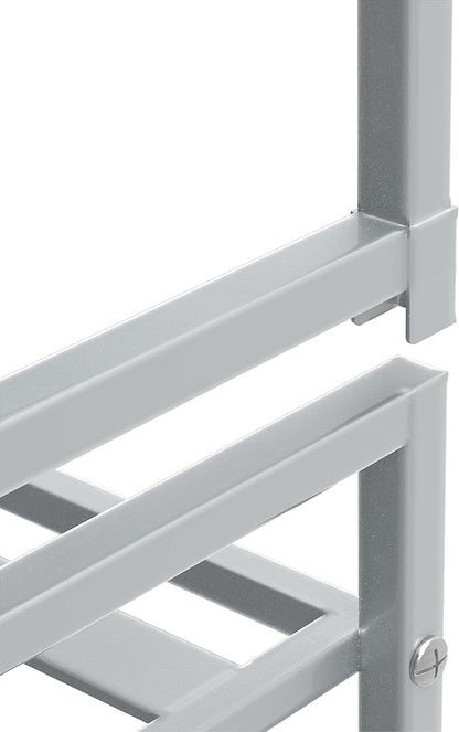 Simple Houseware 3-Tier Stackable Metal Panel Shoes Rack - Image 5