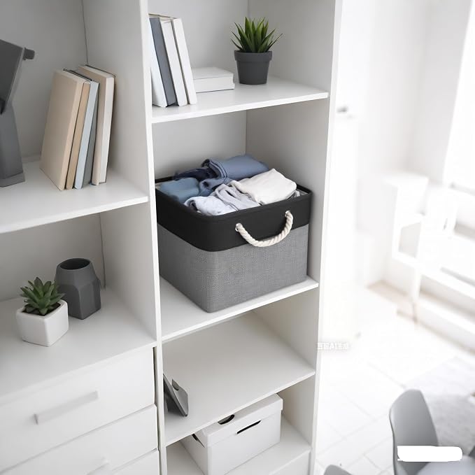 Cube Storage Bins, Collapsible Fabric Storage Cubes Bins, 11 Inch Cube Storage - Image 3