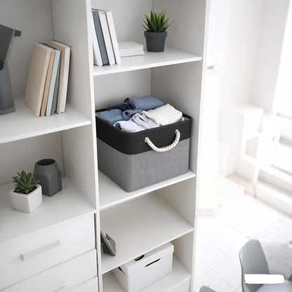 Cube Storage Bins, Collapsible Fabric Storage Cubes Bins, 11 Inch Cube Storage - Image 3