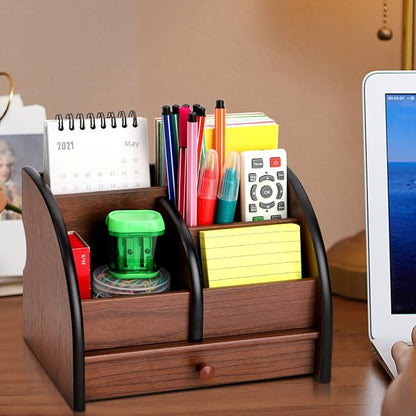Foraineam Wooden Desk Organizer - Image 5