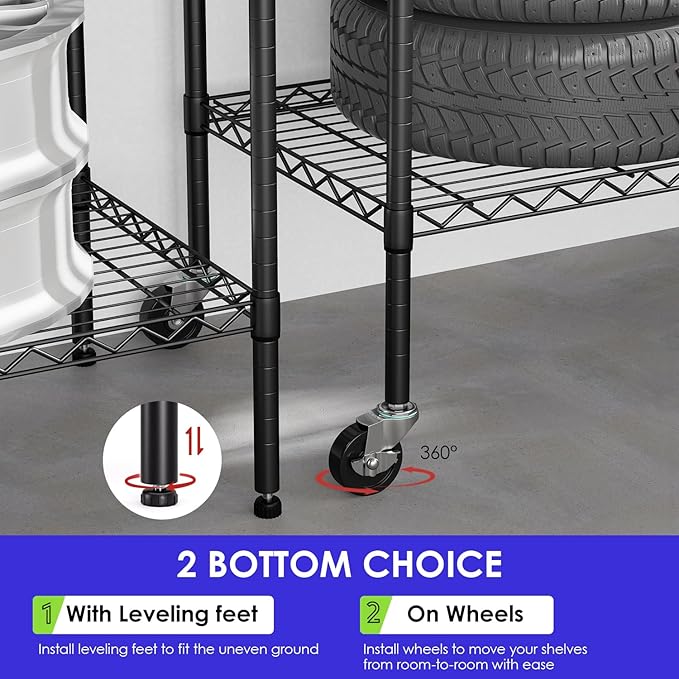 FDW | 6-Tier Wire Storage Shelves - Image 6