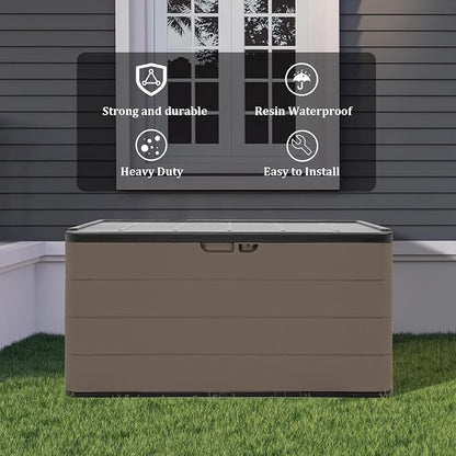 ZZM 110 Gallon Outdoor Deck Box - Image 7