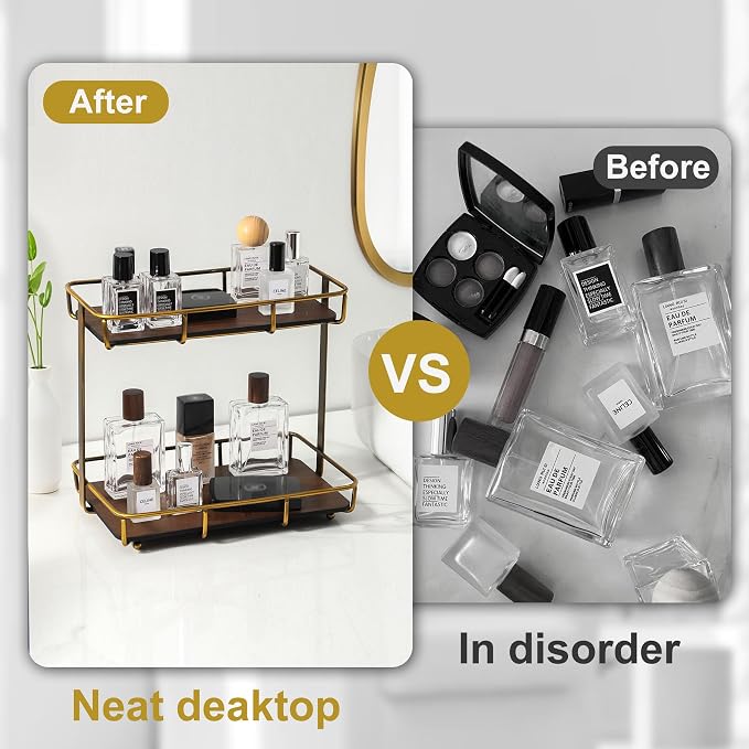 Bathroom Organizer Countertop Perfume Organizer Makeup Organizer Cosmetics - Image 4