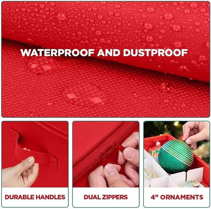 Christmas Ornament Storage Container - Image 3