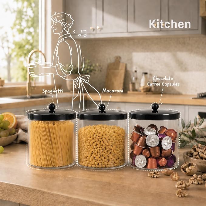 Sheechung 78oz Extra Large Acrylic Jar - Image 8
