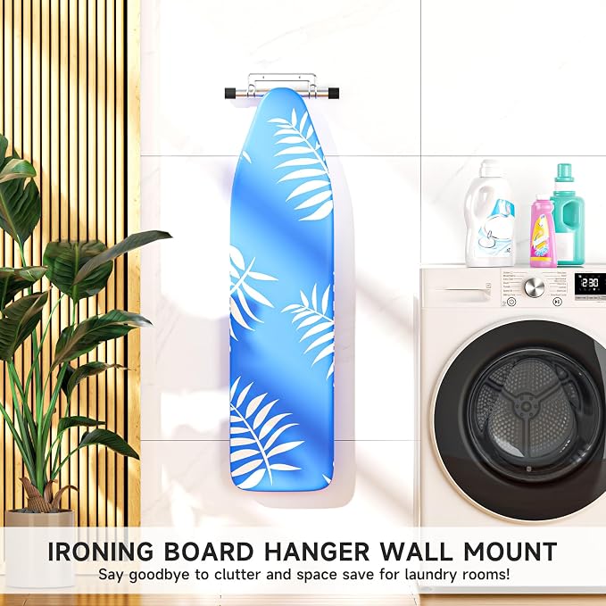 Ironing Board Holder Wall Mount/Over The Door Ironing Board Hanger, Laundry - Image 8