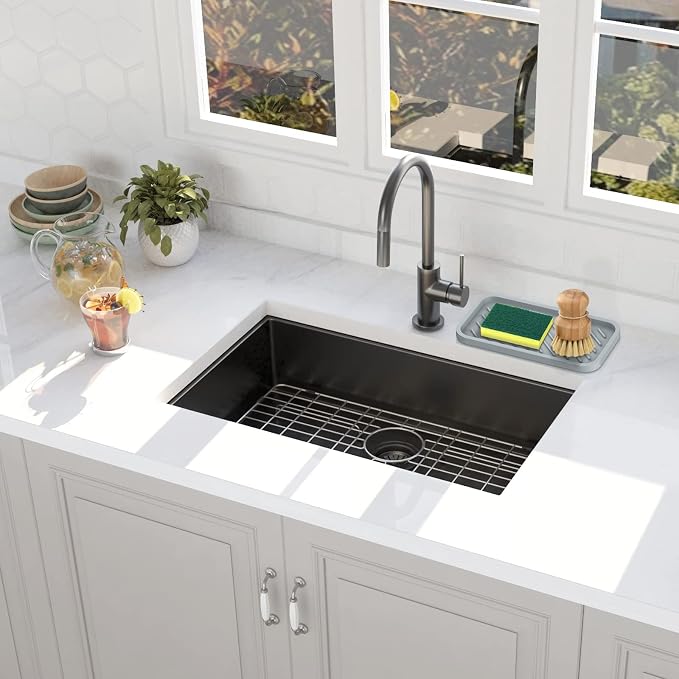 EG-SIPRO Kitchen Sink Organizer Tray, Sponge Holder - Image 6