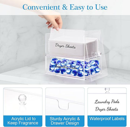 JYPS 1+1 Acrylic Dryer Sheet Holder - Image 3