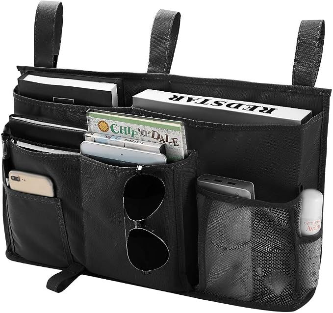 Bseash Bunk Bed Organizer, Bedside Caddy Hanging Bed Organizer Storage Bag 8 by Bseash
