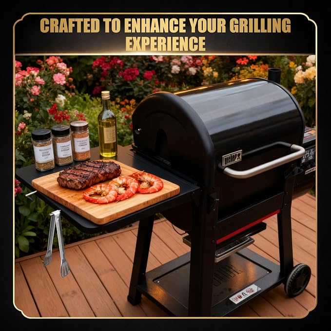 QuliMetal Grill Side Table for Weber Searwood 600/600XL and Smoque/Smoque XL - Image 5