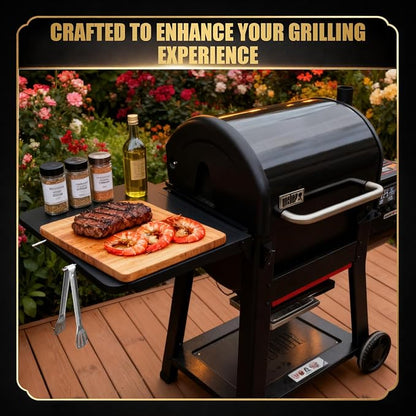 QuliMetal Grill Side Table for Weber Searwood 600/600XL and Smoque/Smoque XL - Image 5