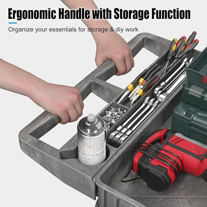 Heavy-Duty Utility Cart Tool Cart, Extra Large Rolling Carts - Image 3