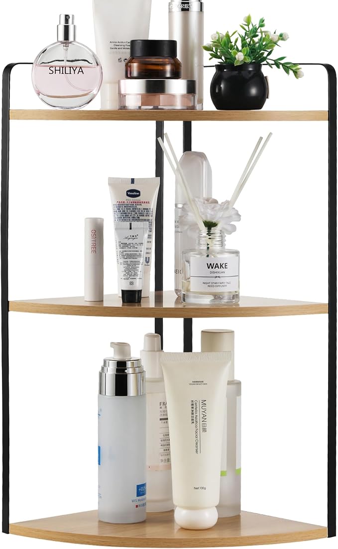 3 Tier Corner Bathroom Counter Organizer, Countertop Organizer, Vanity by OKLILIYA