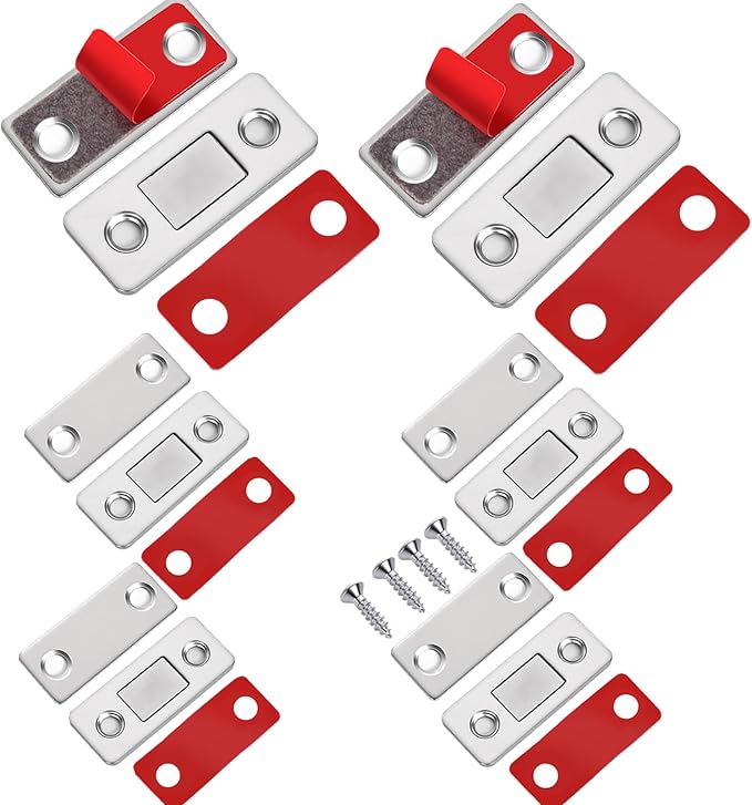 Cabinet Magnetic Catch 6 Pack Ultra Thin Cabinet Door Magnetic Catch - Image 9