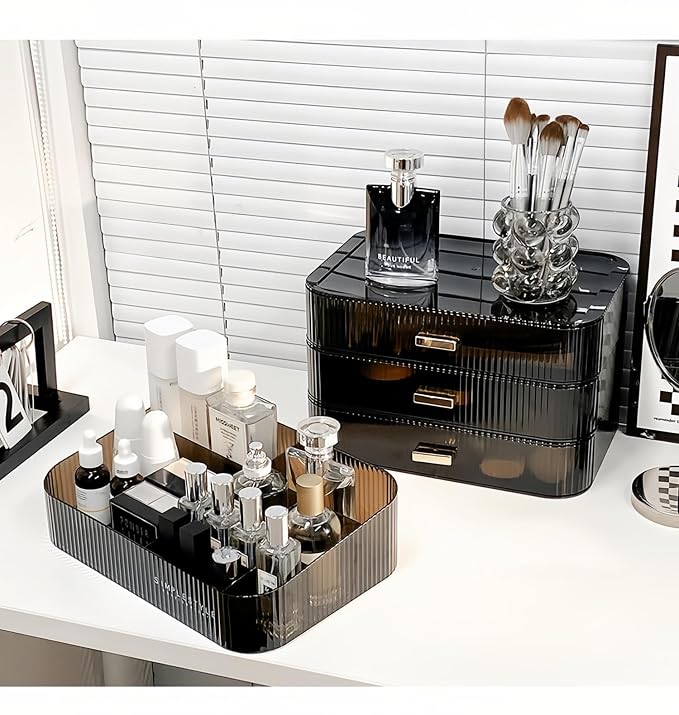 Makeup Organizer for Vanity, Large Desk Organizer - Image 3