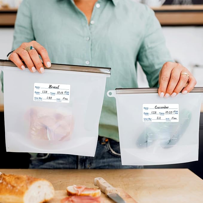2"x1" Instantly Dissolvable Food Labels Roll 200 Pcs, Fast Dissolve in 30 Sec - Image 8