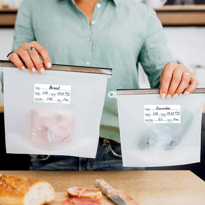 2"x1" Instantly Dissolvable Food Labels Roll 200 Pcs, Fast Dissolve in 30 Sec - Image 8