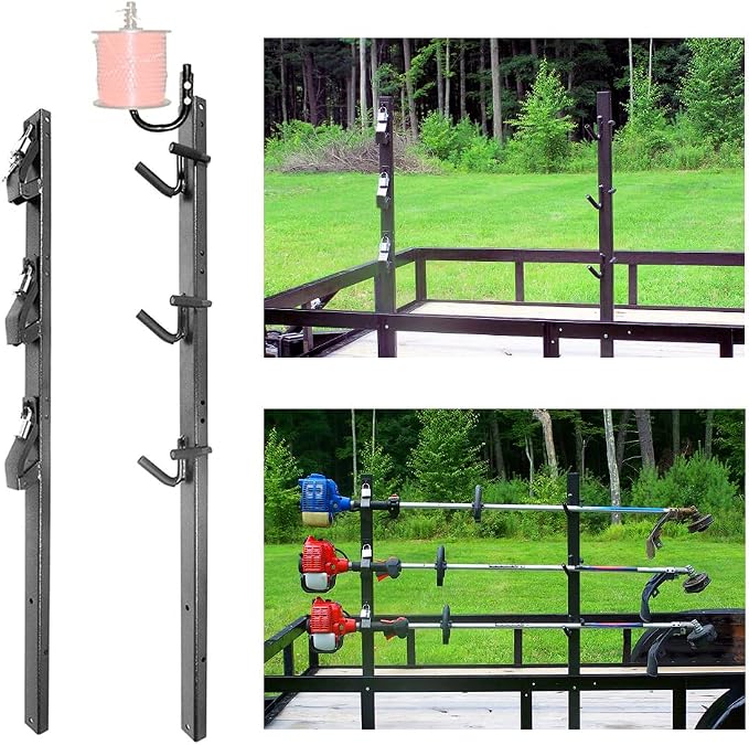 ELITEWILL 3 Place Weedeater Rack and 2 Place Backpack Blower Rack - Image 2
