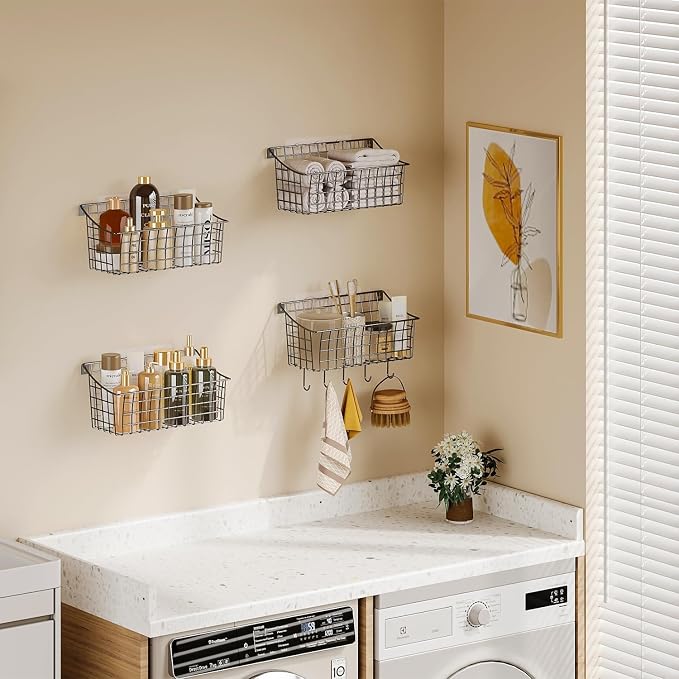 Sonyabecca 4 Pack Hanging Wall Basket - Image 9