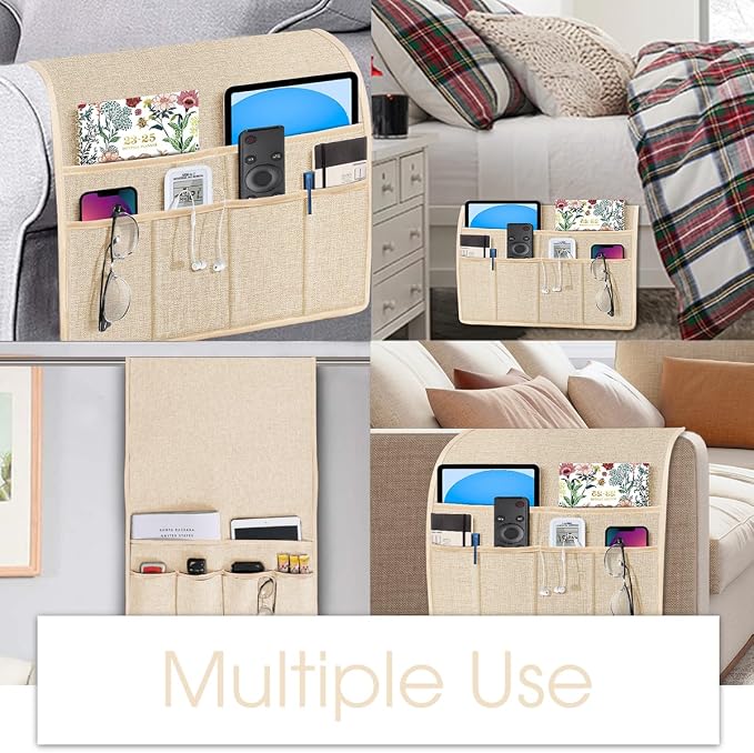 Joywell Sofa Armrest Organizer Couch Armchair Caddy Remote Control Holder - Image 5